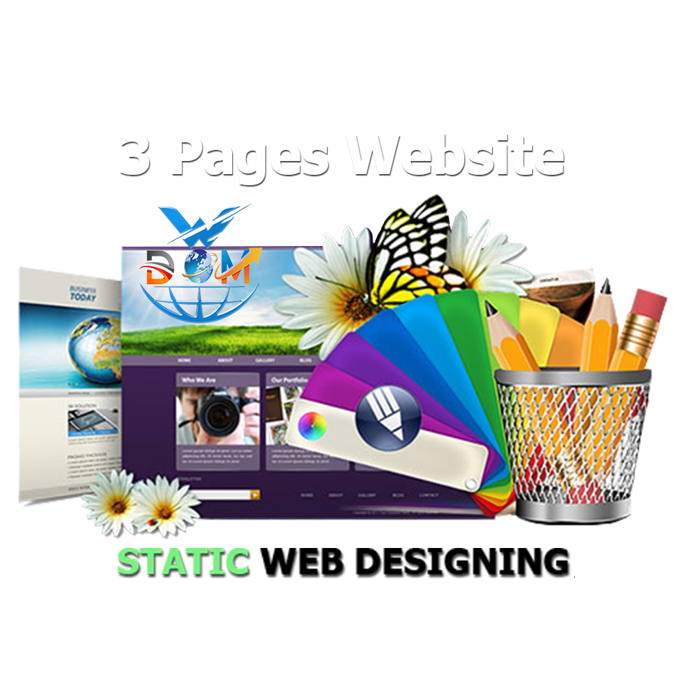 3 Pages Website - StaticWebsiteDesign